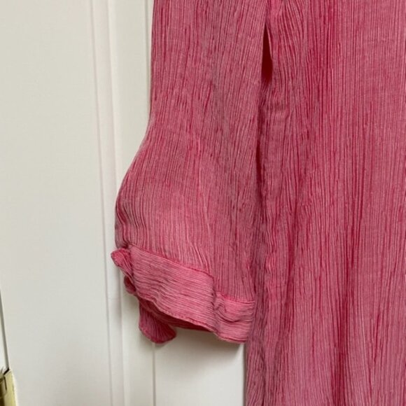 Westbound pink 3/4 length sleeve stretchy top - Picture 2 of 7